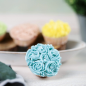 Mobile Preview: Muffindeko mit Bio Farbpaste Blau Pastell - Decocino